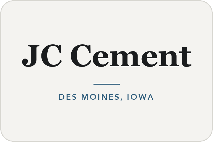 JC Cement, Des Moines, Iowa